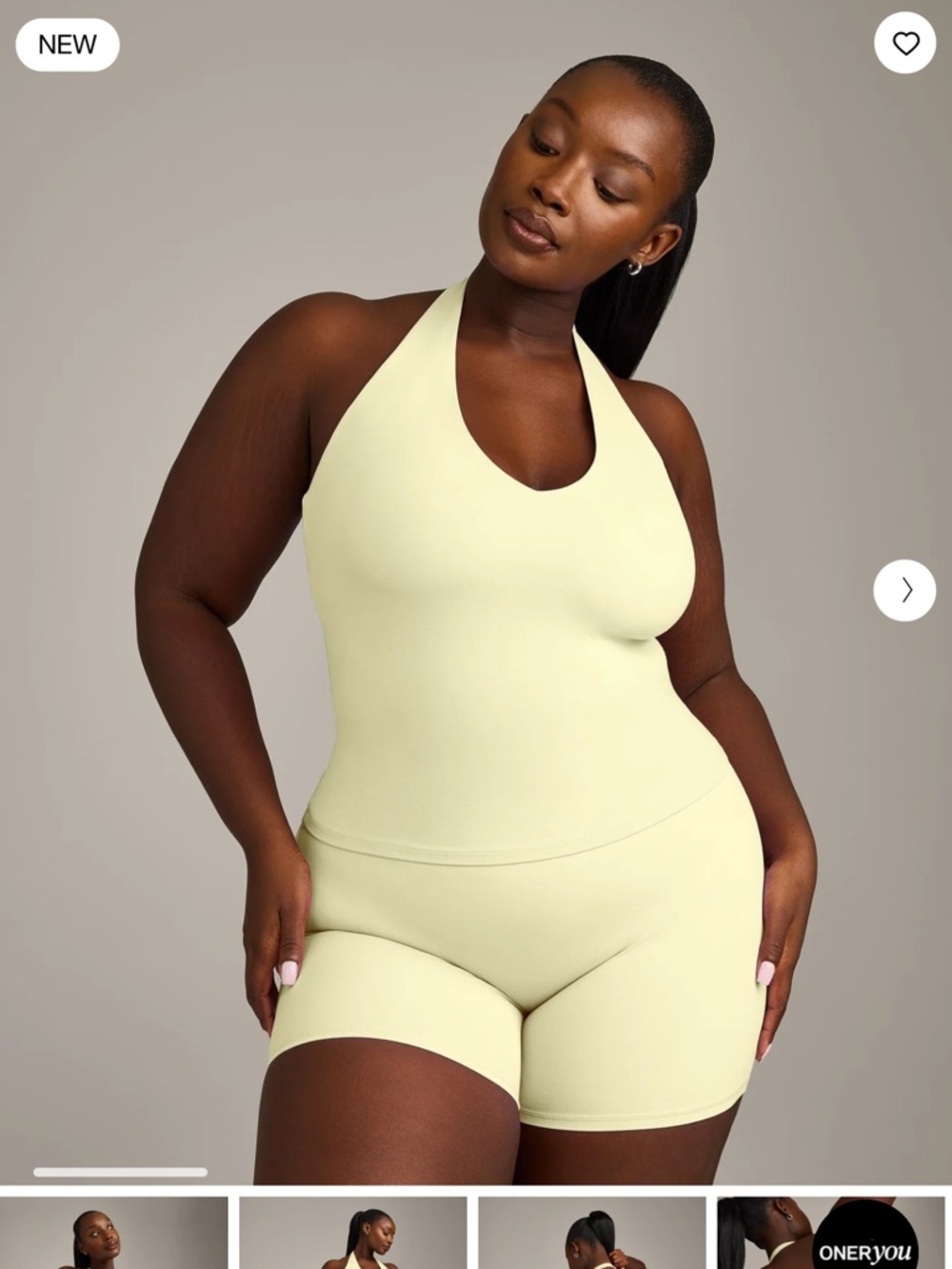 ONERACTIVE SOFTMOTION™ HALTER NECK TANK TOP